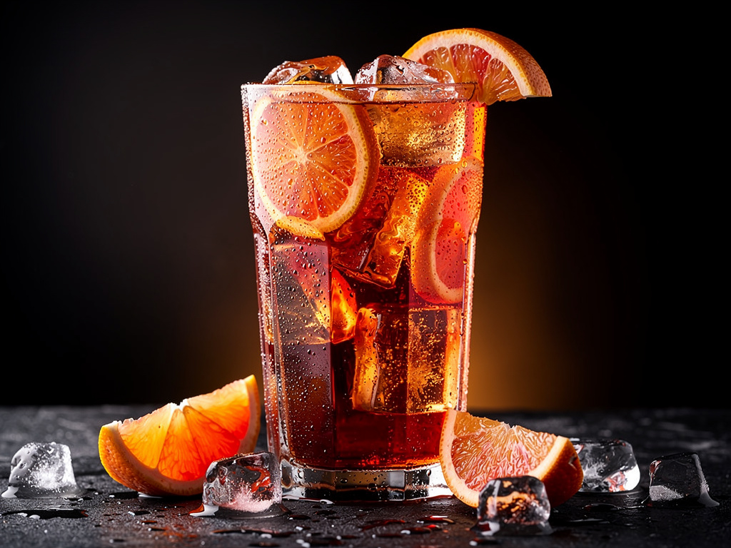 Blood Orange fusion iced tea